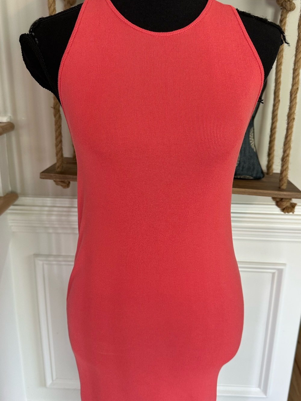 A.L.C. Sleeveless Coral Maxi Dress - Picture 2 of 5